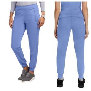 Purple Label by Healing Hands Women's Tara Jogger Scrub Pants (Med)-New w/ Tags